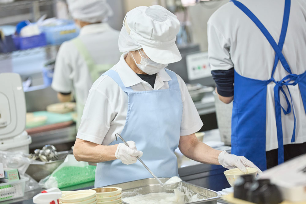 調理スタッフ仕事風景